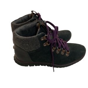 COLE HAAN Grand.os Zerogrand Black Waterproof Ankle Boots | 6